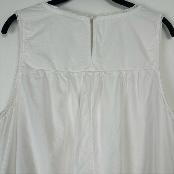 Knox Rose Dress Size XXL White Lace Top Peasant Boho Soft Girl - Picture 8 of 9